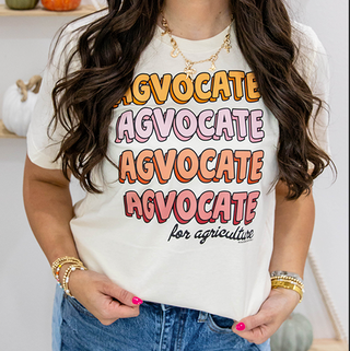 $20 TSHIRT TUESDAY - Boho Advocate For Agriculture-  Bella Canvas T-Shirt
