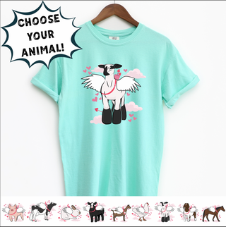 CUPID ANIMALS - CHOOSE YOUR ANIMAL – Comfort Colors T-Shirt