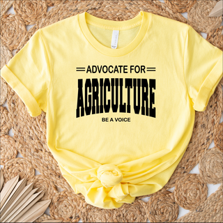 Advocate for Agriculture Black Ink - Bella Canvas T-Shirt