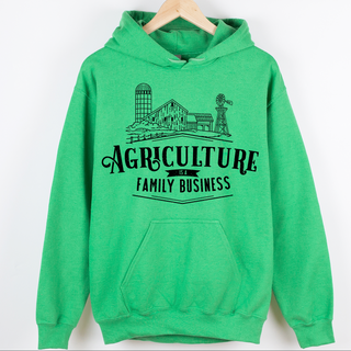 Agriculture is a Family Business Black Ink - Hoodie