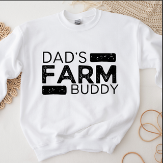 Dad's Farm Buddy Black Ink - Crewneck