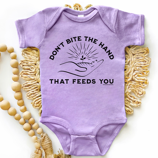Don't Bite the Hand that Feeds You Black Ink - Infant/Toddler/Youth