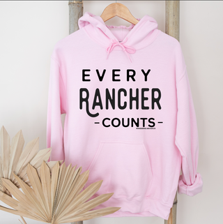 Every Rancher Counts Black Ink  - Hoodie