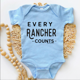 Every Rancher Counts Black Ink  - Infant/Toddler/Youth