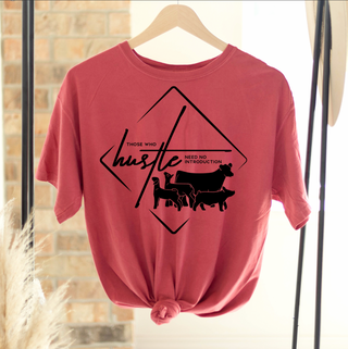 Hustle Livestock Black Ink – Comfort Colors T-Shirt