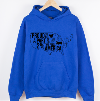 Proud To Be Apart Of The 2% That Feeds America – Hoodie
