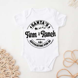 Santa's Farm And Ranch Black INK - Infant/Toddler/Youth