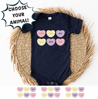 CANDY HEARTS - CHOOSE YOUR ANIMAL – Infant/Toddler/Youth