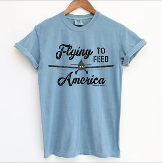 Flying To Feed America – Comfort Colors T-Shirt