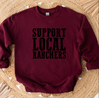Support Local Ranchers – Crewneck