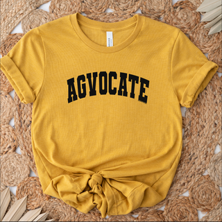 Varsity AGvocate Black – Bella Canvas T-Shirt