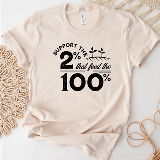 Support the 2% Black Ink – Bella Canvas T-Shirt