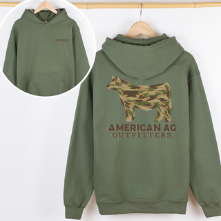 AAO CAMO STEER – Hoodie - Front and Back!