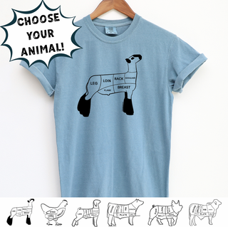 CUTS - CHOOSE YOUR ANIMAL – Comfort Colors T-Shirt