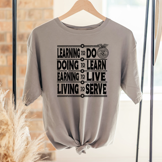 Bold FFA Motto Black Ink – Comfort Colors T-Shirt