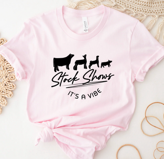 $20 T-SHIRT TUESDAY - STOCK SHOWS IT'S A VIBE – Bella Canvas T-Shirt