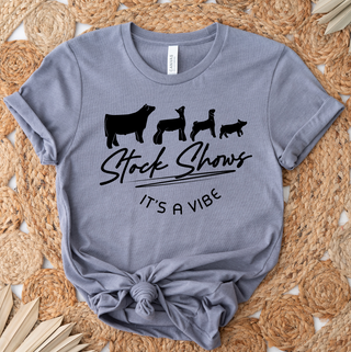 $20 T-SHIRT TUESDAY - STOCK SHOWS IT'S A VIBE – Bella Canvas T-Shirt