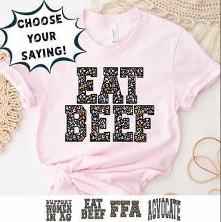 Colorful Cheetah Words - Choose Your Saying - Bella Canvas T-Shirt