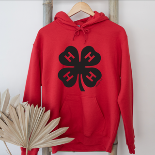 4-H Clover Black – Hoodie