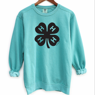 4-H Clover Black – Crewneck