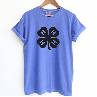 4-H Clover Black – Comfort Colors T-Shirt