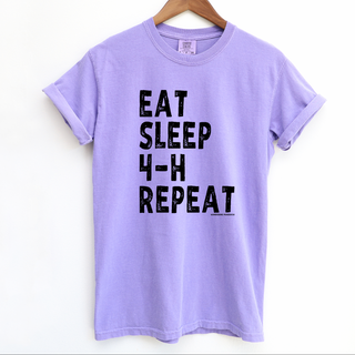 Eat Sleep 4-H Repeat – Comfort Colors T-Shirt
