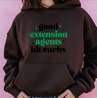 Extension Agents hit Curbs - Green – Hoodie