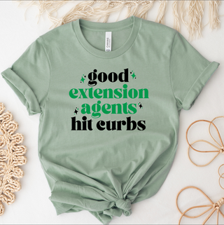 Extension Agents hit Curbs - Green – Bella Canvas T-Shirt