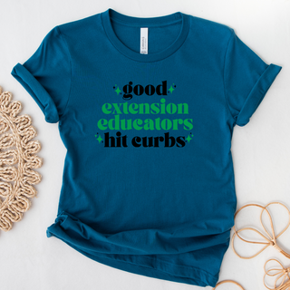 Extension Educators hit Curbs - Green – Bella Canvas T-Shirt