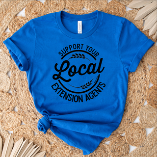 Support Your Local Extension Agents - Round – Bella Canvas T-Shirt