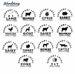 SUPPORT LOCAL PRODUCERS - CHOOSE YOUR SAYING – Crewneck