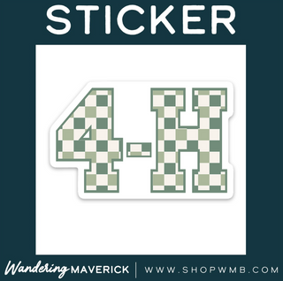 4-H OVERLAY -  Vinyl Sticker
