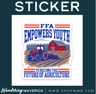 FFA EMPOWERS YOUTH -  Vinyl Sticker