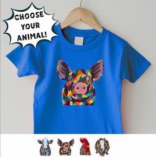 RAINBOW ANIMALS - CHOOSE YOUR ANIMAL – Infant/Toddler/Youth