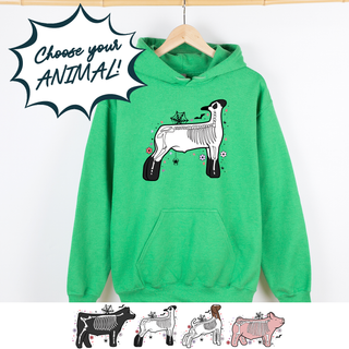 Skeleton Animals - Choose Your Animal – Hoodie