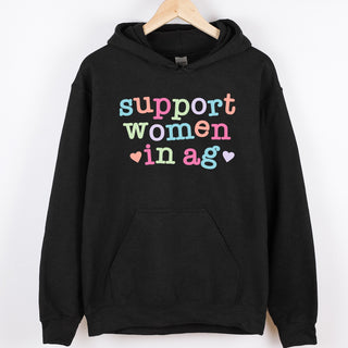 Support Women in Ag Hearts– Hoodie