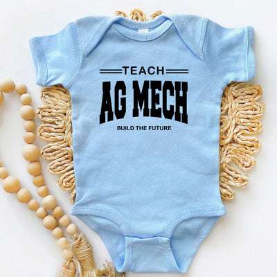 Teach Ag Mech Build The Future Black Ink One Piece/T-Shirt (Newborn - Youth XL) - Multiple Colors!