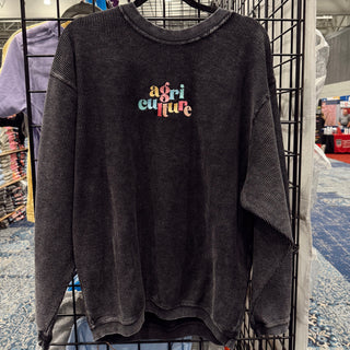 Colorful Agriculture Corded Crewneck