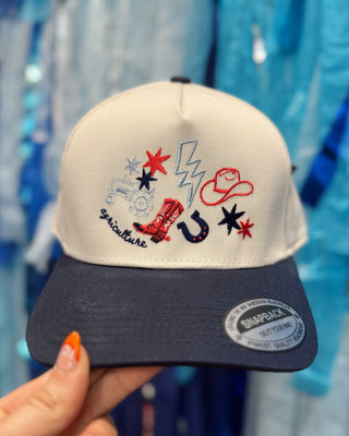 Agvocate Patriotic Symbol - Navy Hat