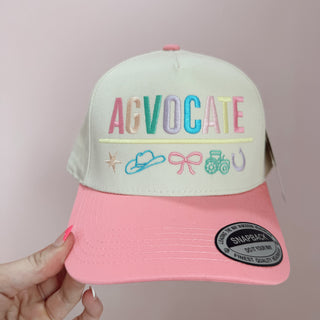 Pink Agvocate Symbol Hat