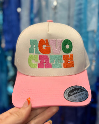 Neon Agvocate Hat - Pink Brim