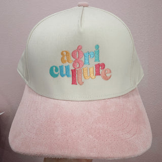 Pink Colorful Agriculture Hat