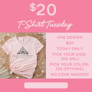 $20 T-SHIRT TUESDAY - EMPOWERED WOMEN EMPOWER AGRICULTURE  - Bella Canvas T-Shirt