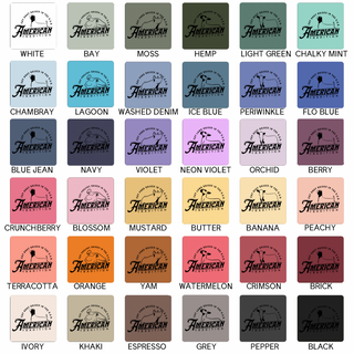 RAISED IN THE USA - CHOOSE YOUR ANIMAL – Comfort Colors T-Shirt