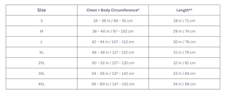 Wandering Maverick Boutique Sizing Guidelines