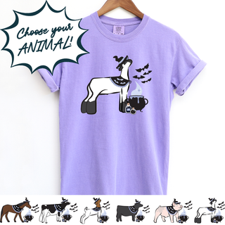Witch Animals-CHOOSE YOUR ANIMAL– Comfort Colors T-Shirt