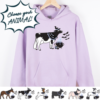 Witch Animals-CHOOSE YOUR ANIMAL– Hoodie