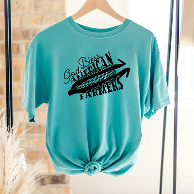 God Bless American Farmers ComfortWash/ComfortColor T-Shirt (S-4XL) - Multiple Colors!