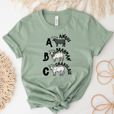 ABC Cattle Breeds T-Shirt (XS-4XL) - Multiple Colors!
