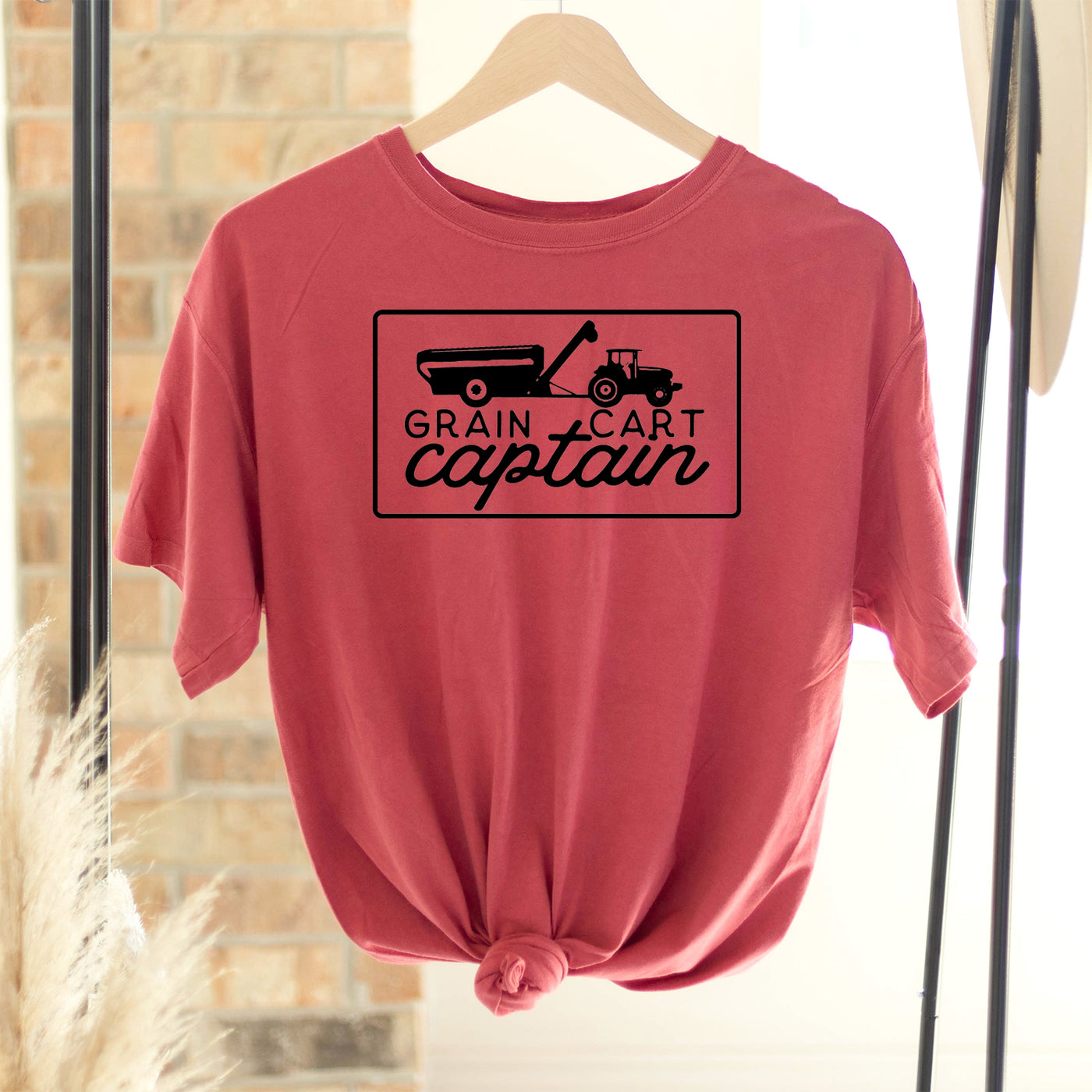 Grain Cart Captain ComfortWash/ComfortColor T-Shirt (S-4XL) - Multiple Colors!